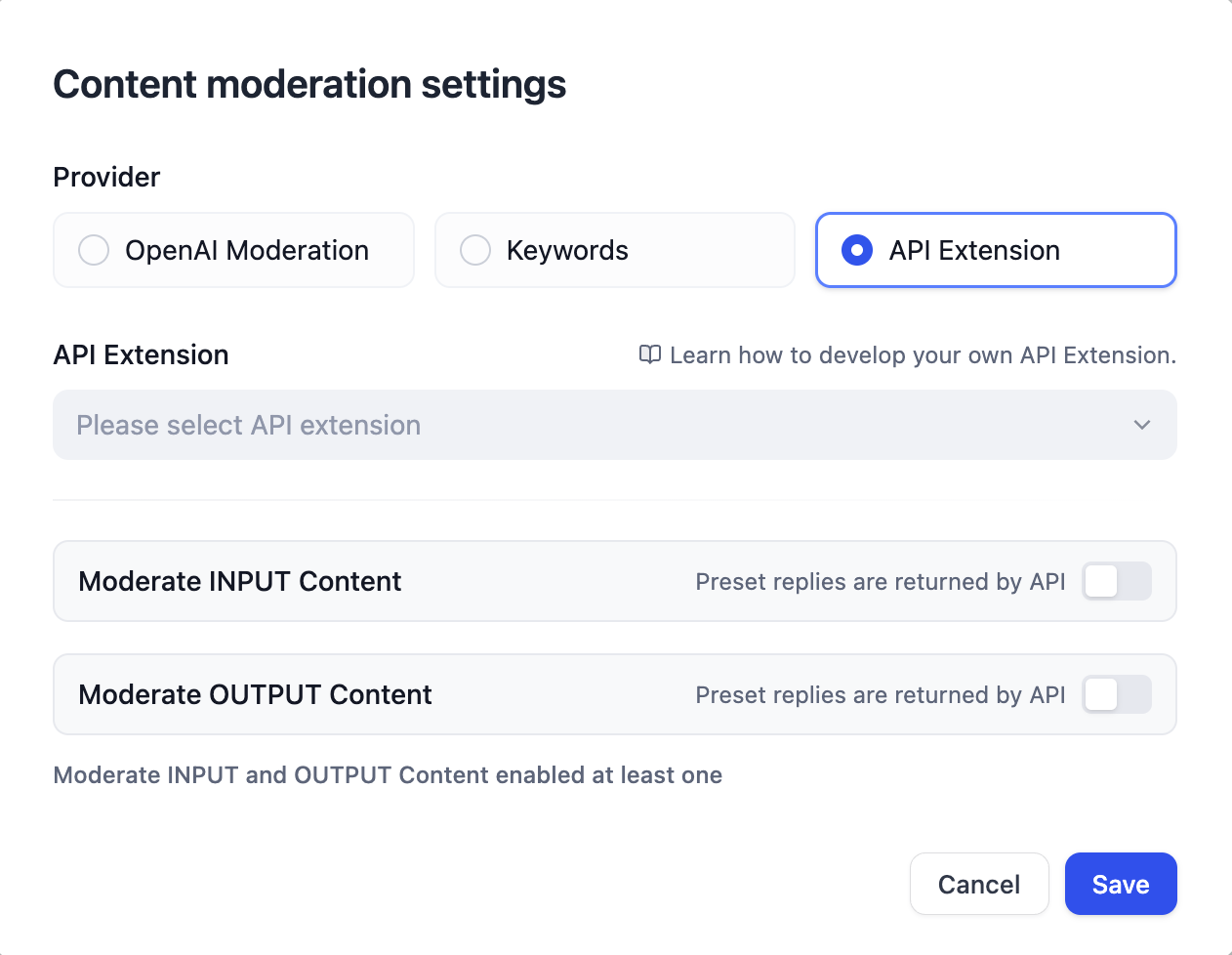 Dify API 扩展配置